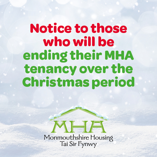 Ending your MHA tenancy over the Christmas period