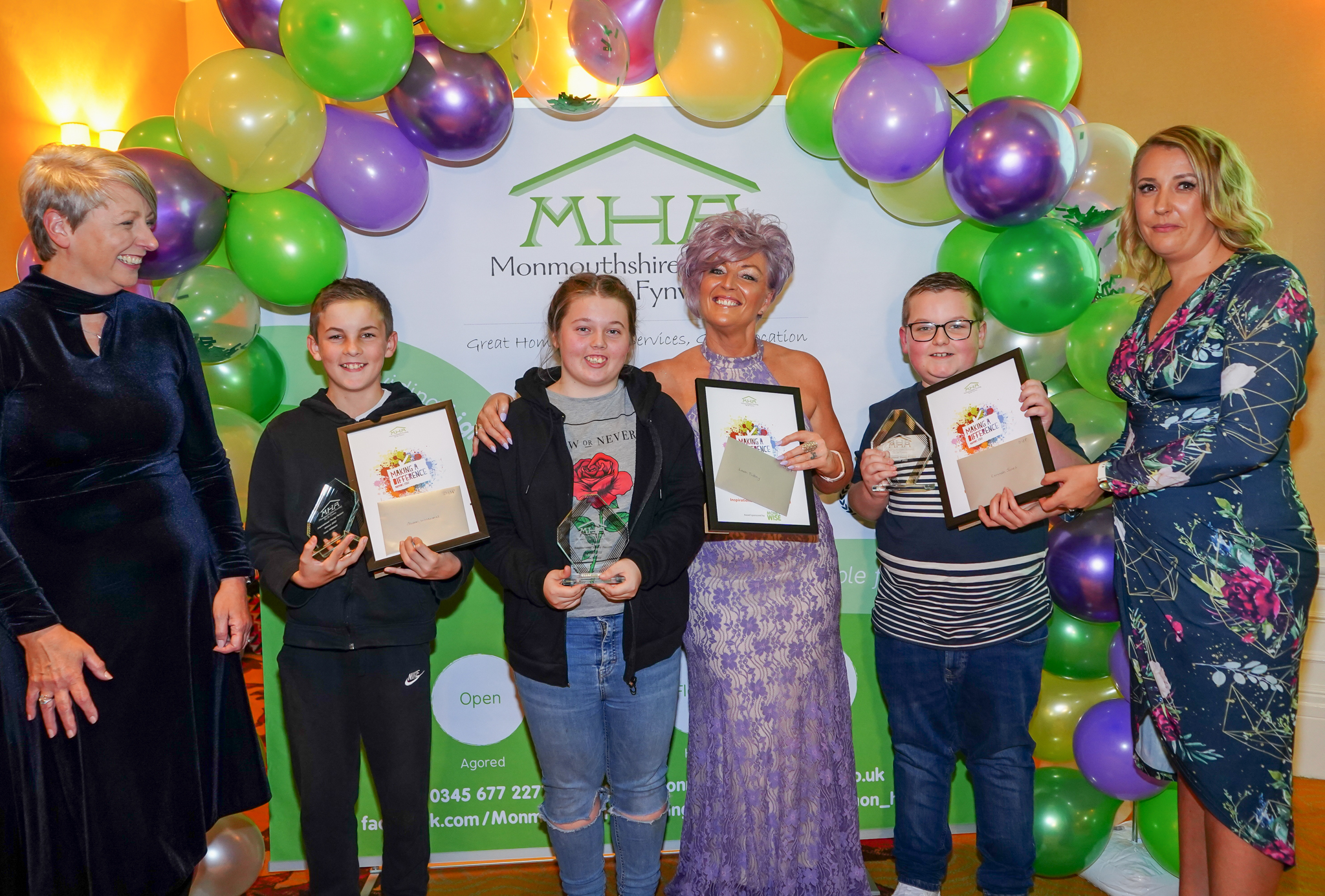 Inspirational Young Person(s) award was jointly won by Leah Tidley and Isaac Williams, and Connah Jones.