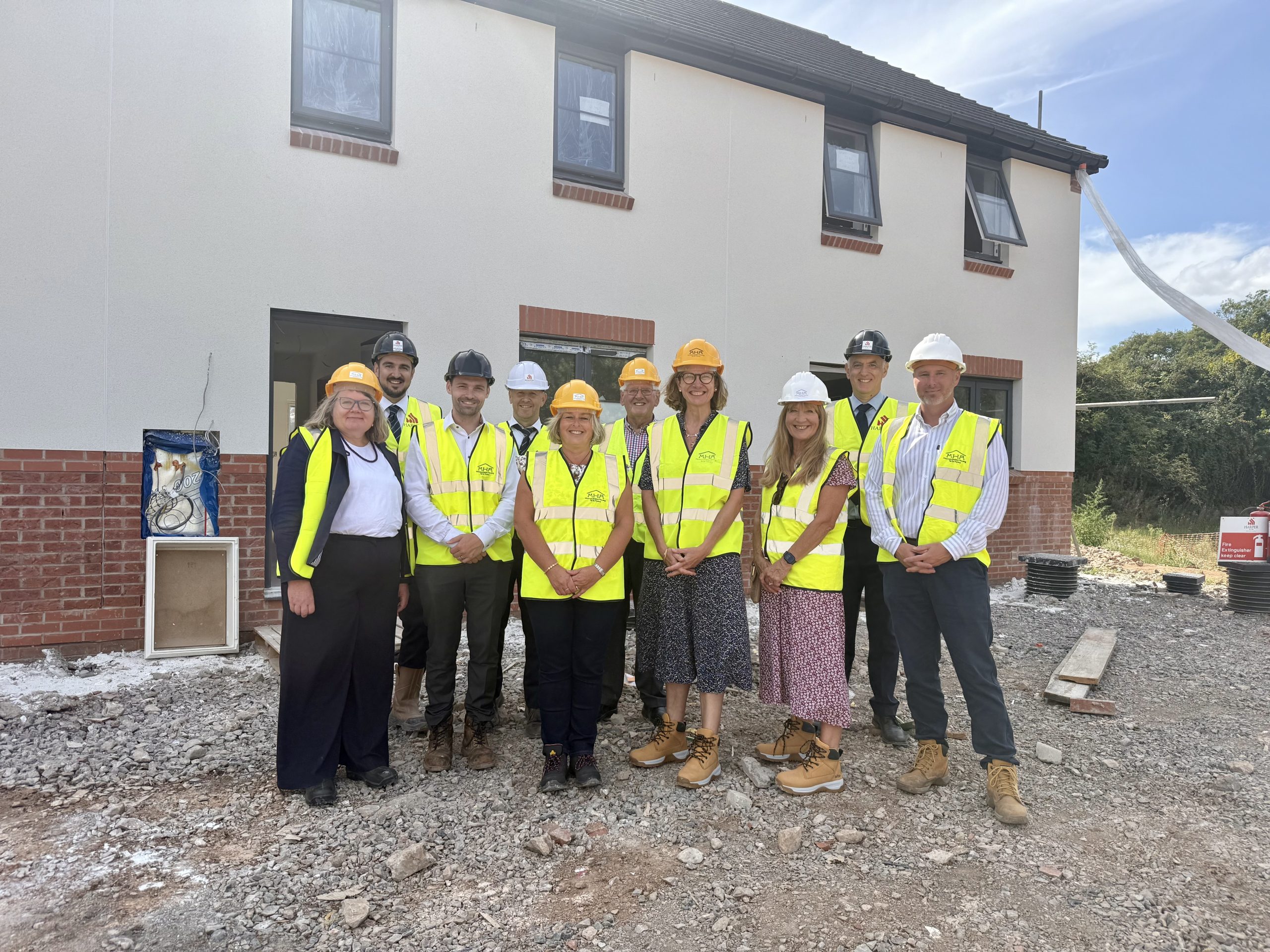 Local Leaders and MP join MHA on short Tour de south Monmouthshire thumbnail